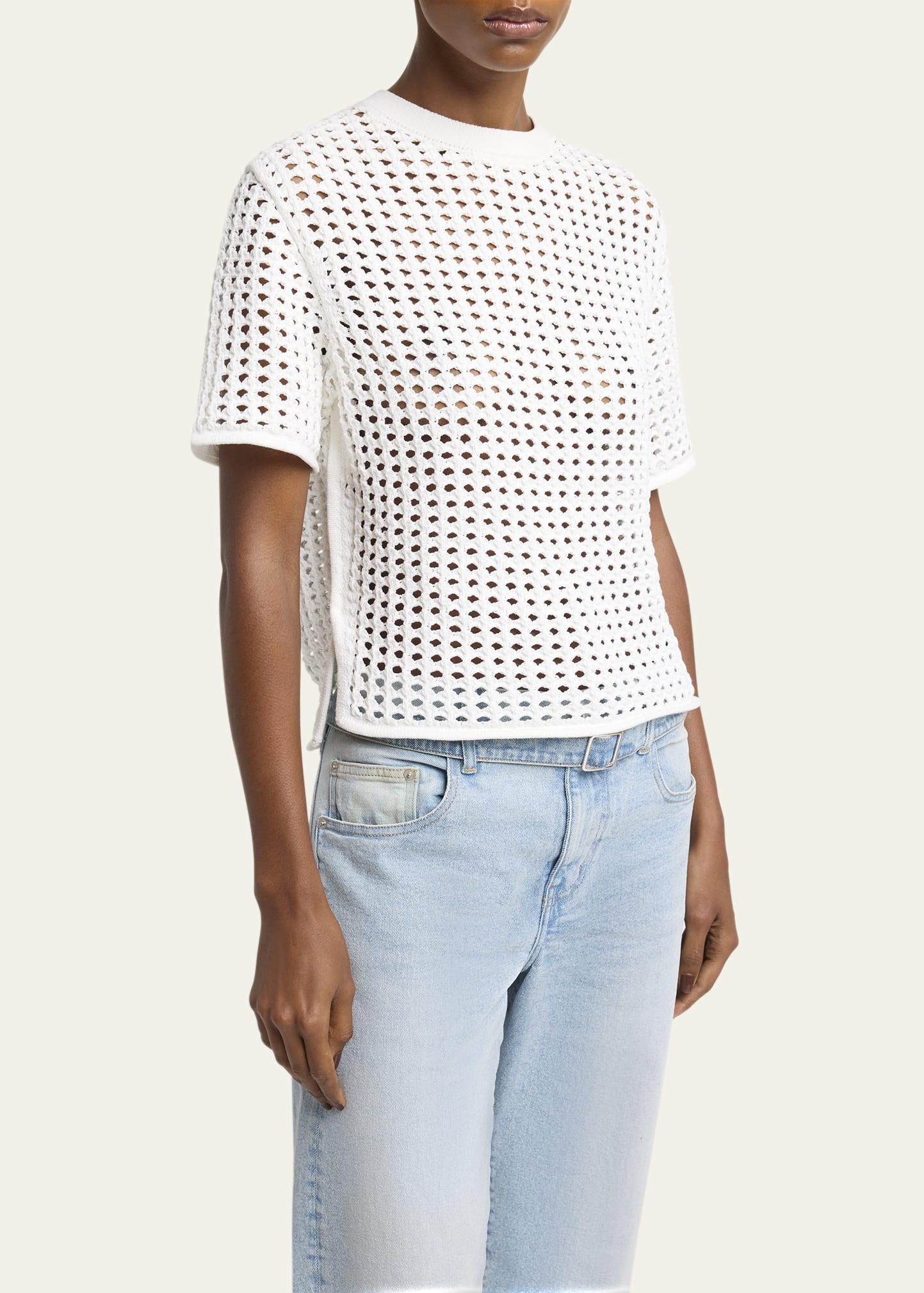 Kimia Open Crochet Top - 4