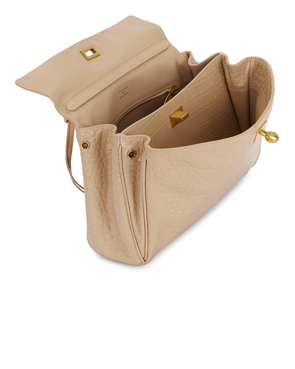 Rodeo Embossed Croc Small Top Handle Bag - 6