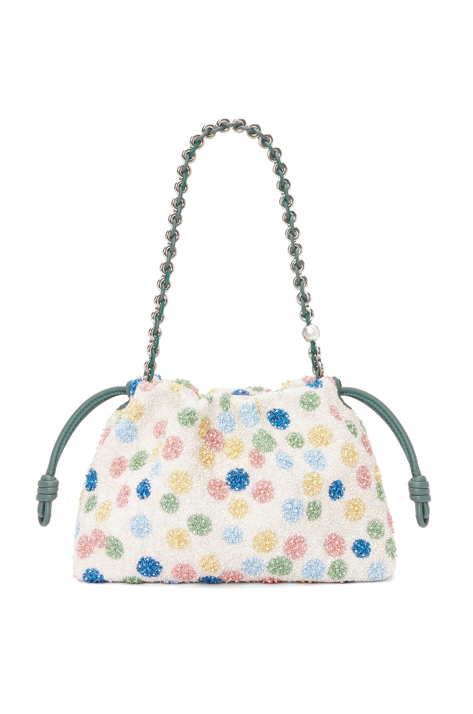 Medium Flamenco purse in beaded leather - 6