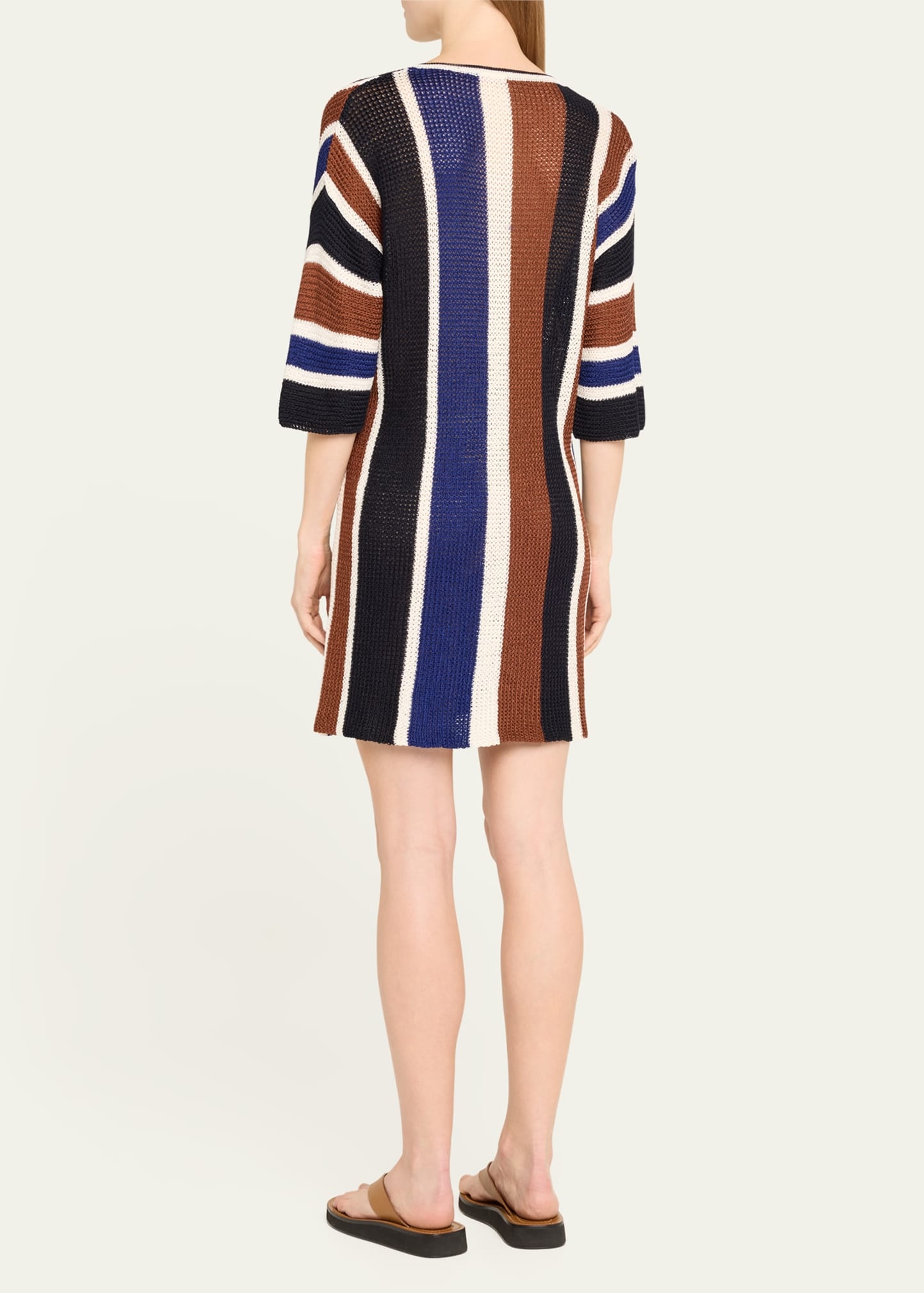 Diego Striped Knit Mini Dress - 3
