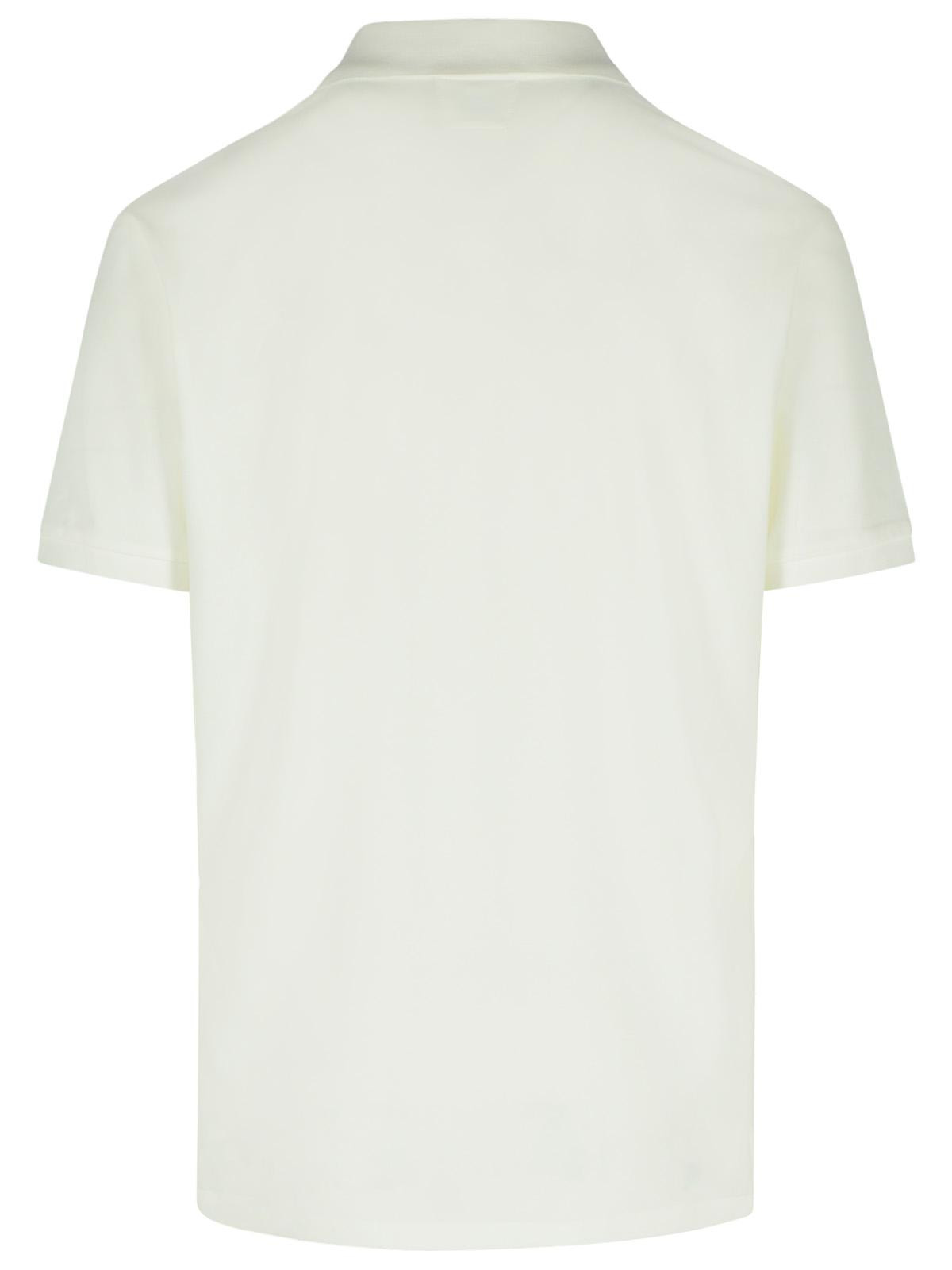 C.P. Company White Cotton Polo Shirt Men - 3
