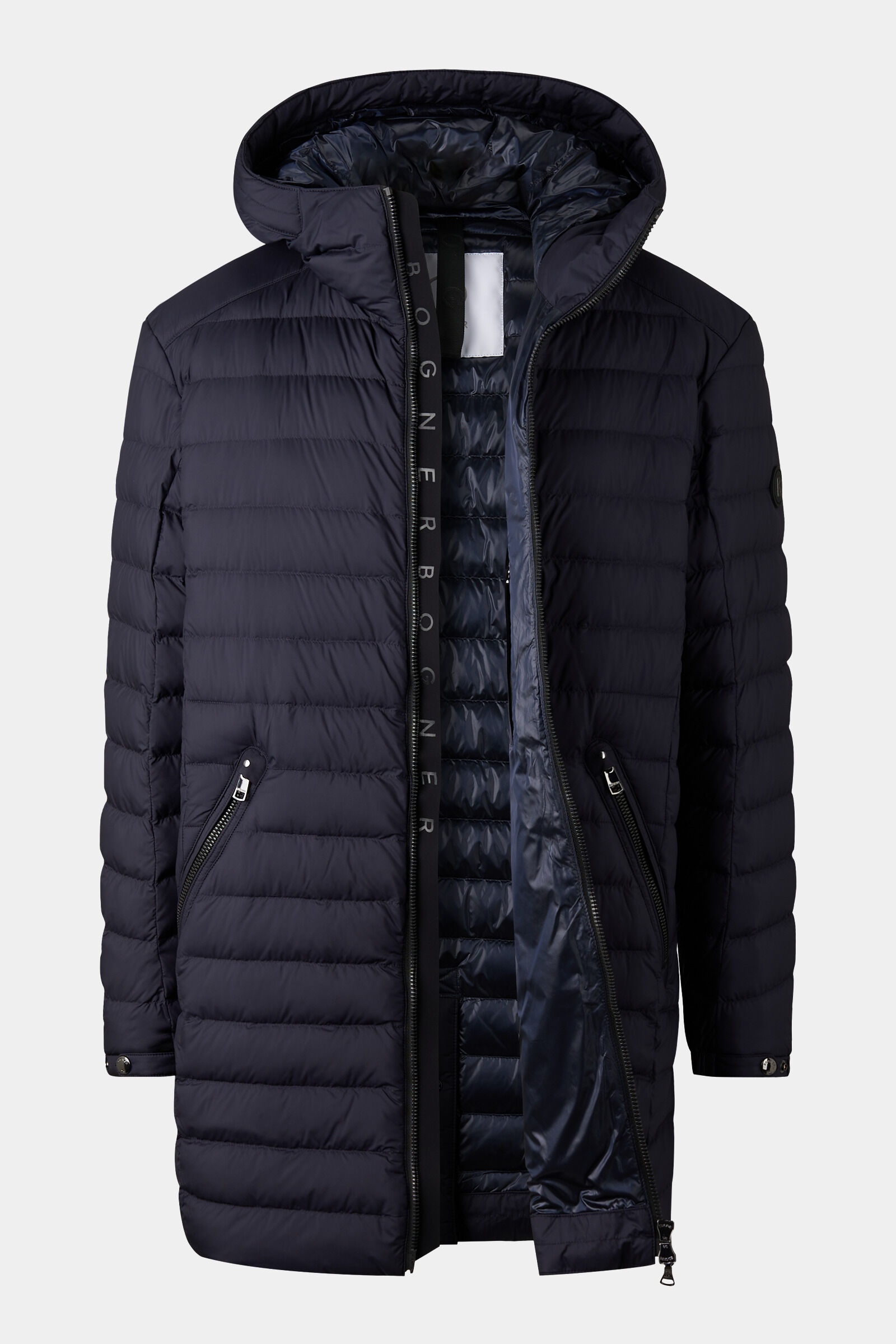 Elyas Short down coat in Navy blue - 2