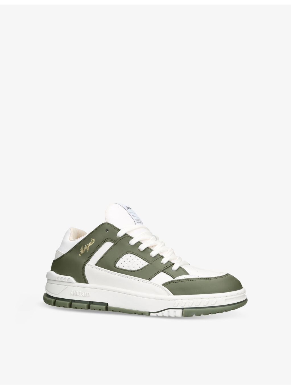 Area Low chunky-sole leather low-top trainers - 3