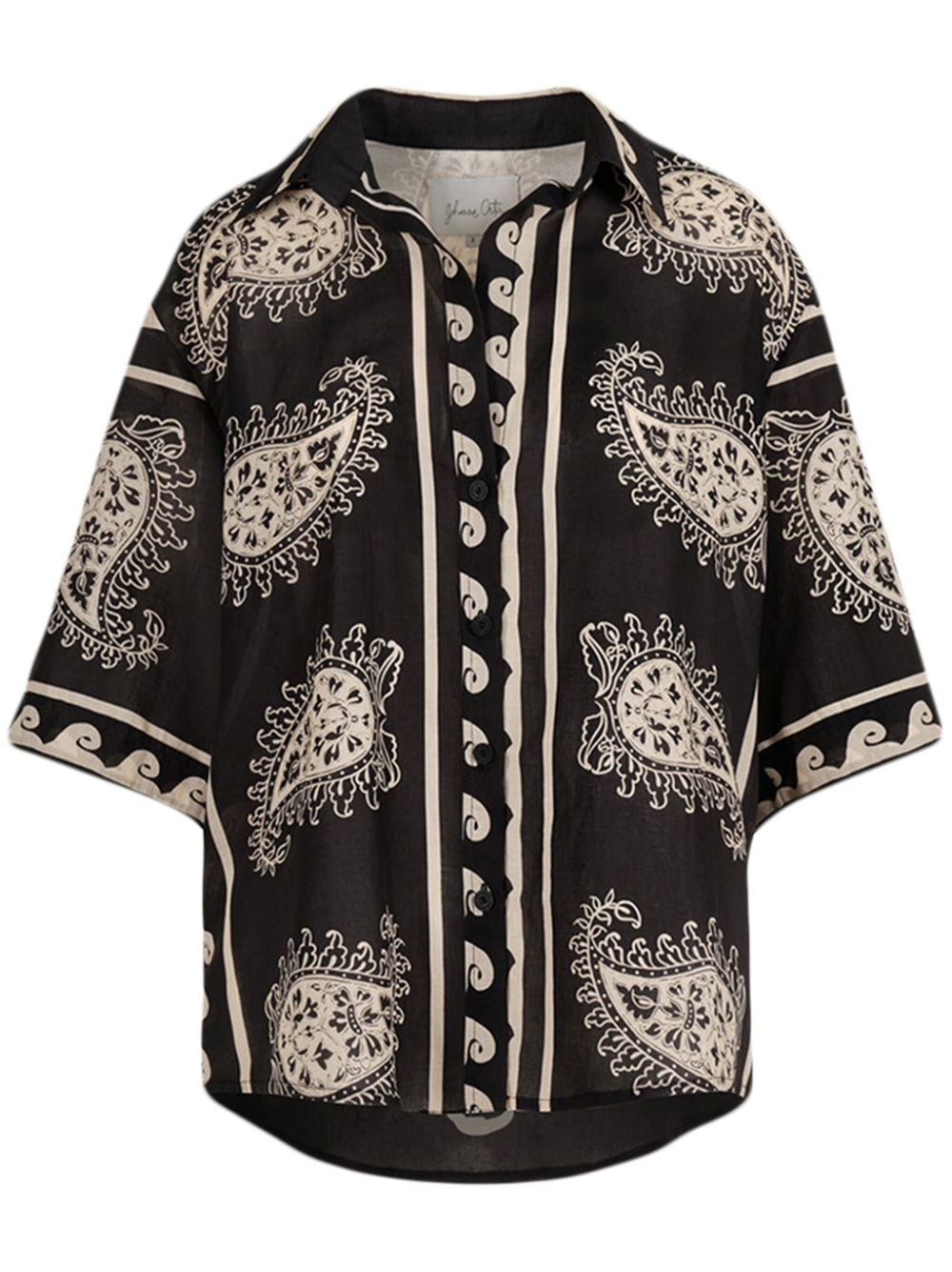 Paisley Printed Cotton Shirt