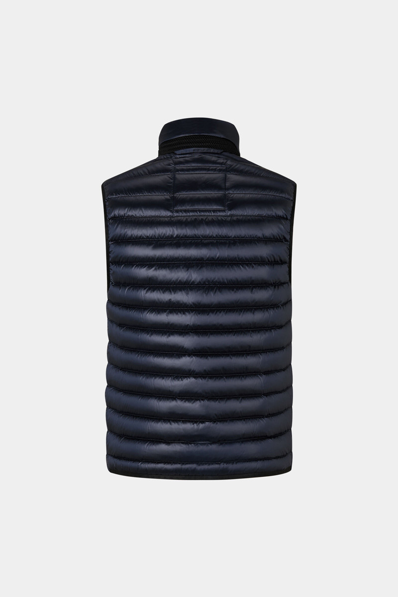 Lasse Lightweight down gilet in Navy blue 8