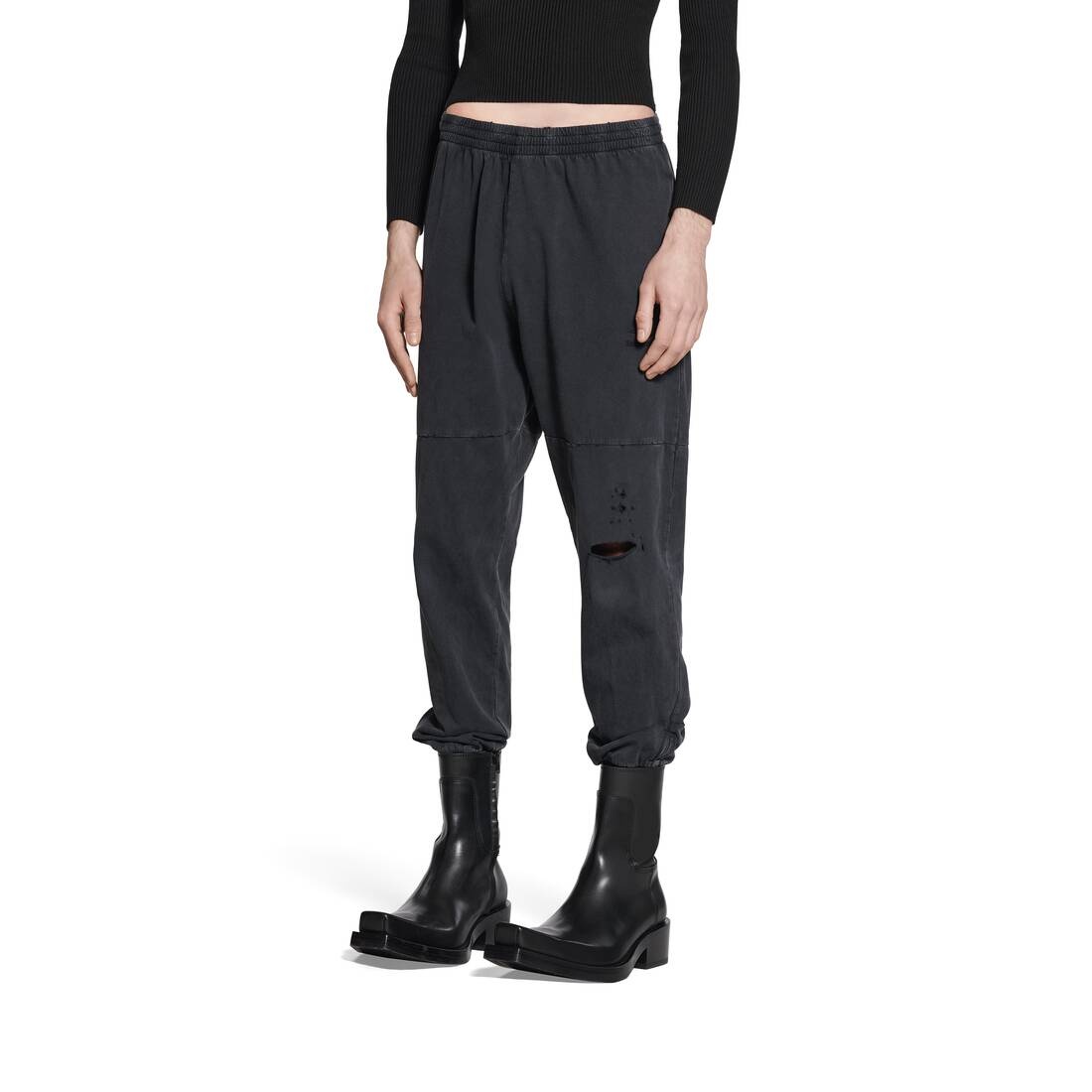 Men's 3b Sports Icon Loose Leggings in Black Faded - 5