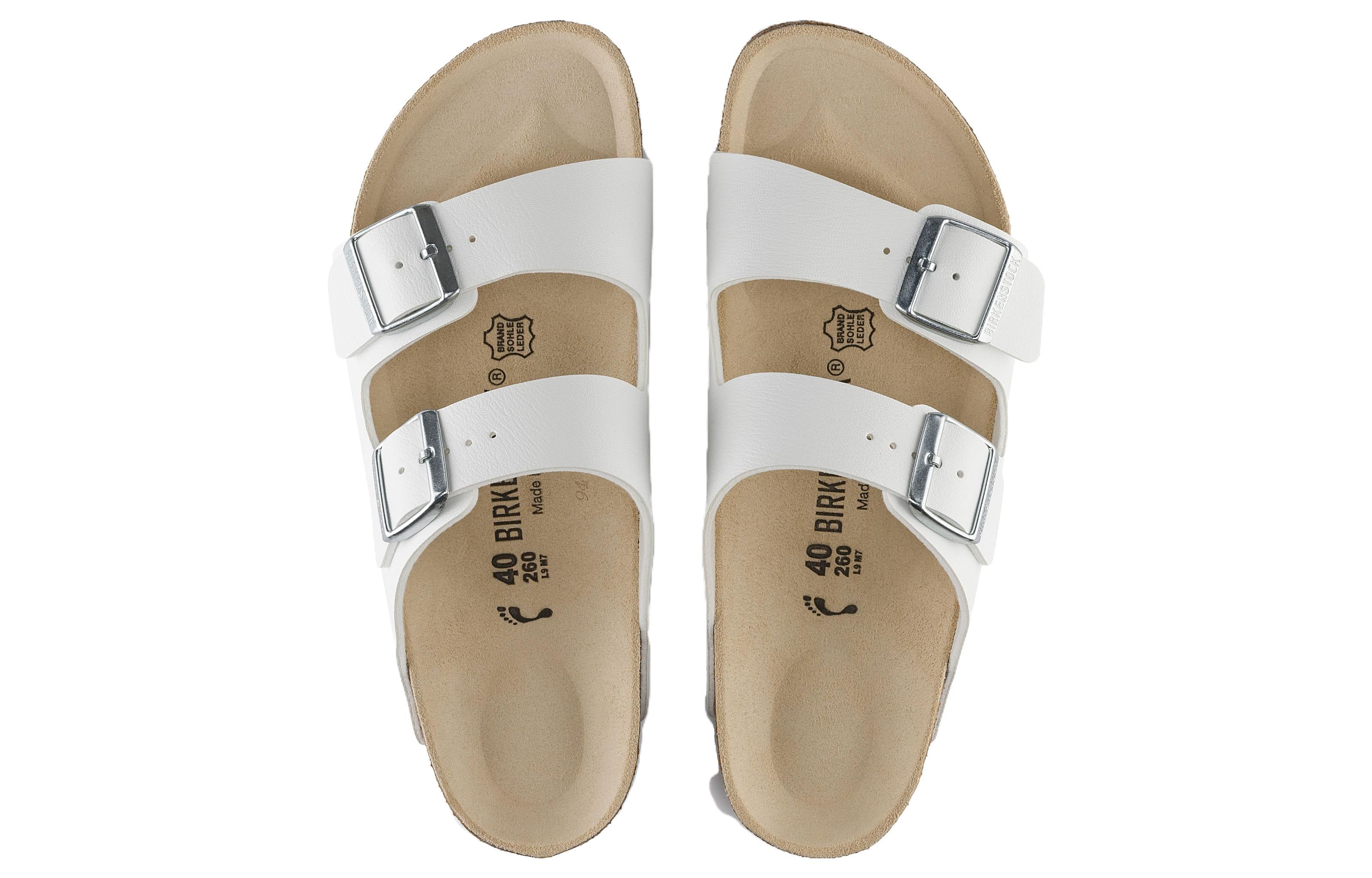 Birkenstock Arizona Birko Flor Narrow Fit 'White' 0051733 - 4