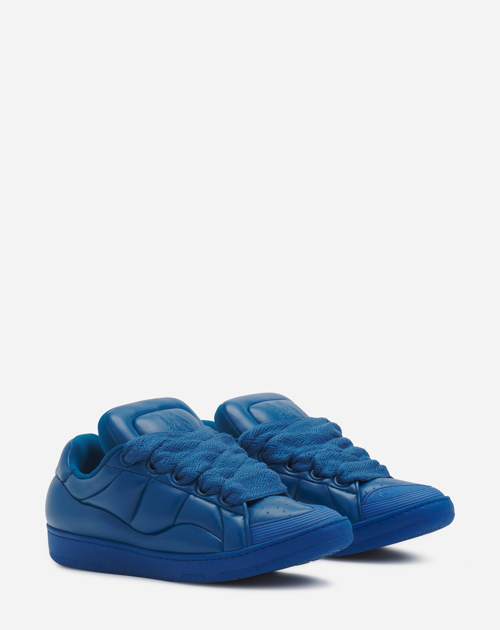 LEATHER CURB XL SNEAKERS - 3