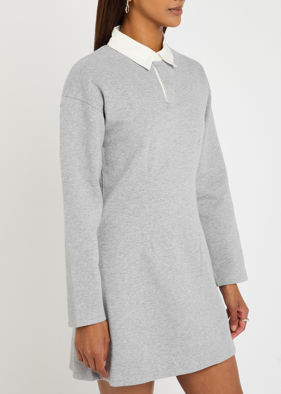 JW Anderson Long Sleeve Polo Cotton-blend Mini Dress - 2