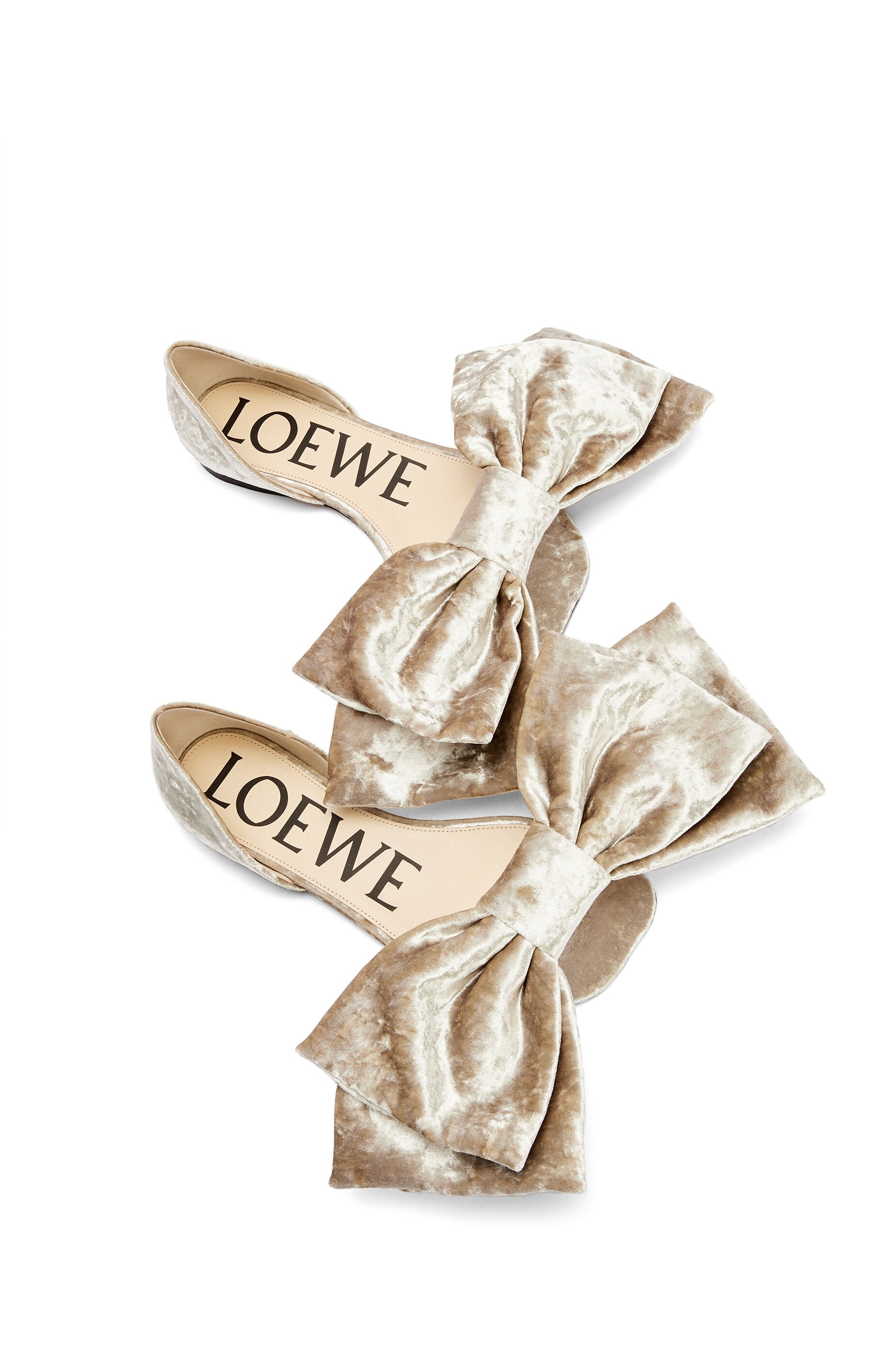 Toy D'Orsay flat in crushed velvet - 4