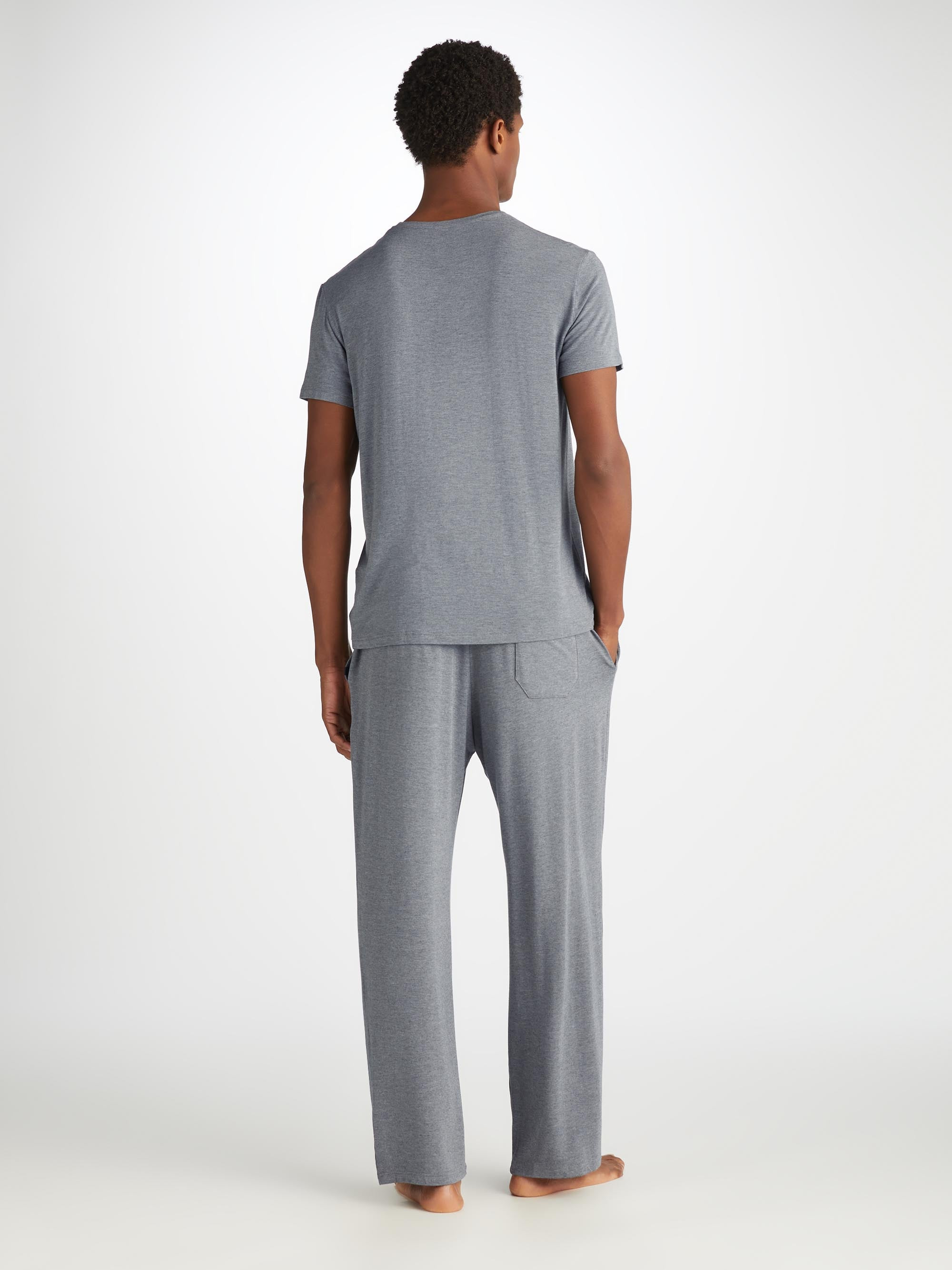 Men's Lounge Trousers Marlowe Micro Modal Stretch Charcoal - 4