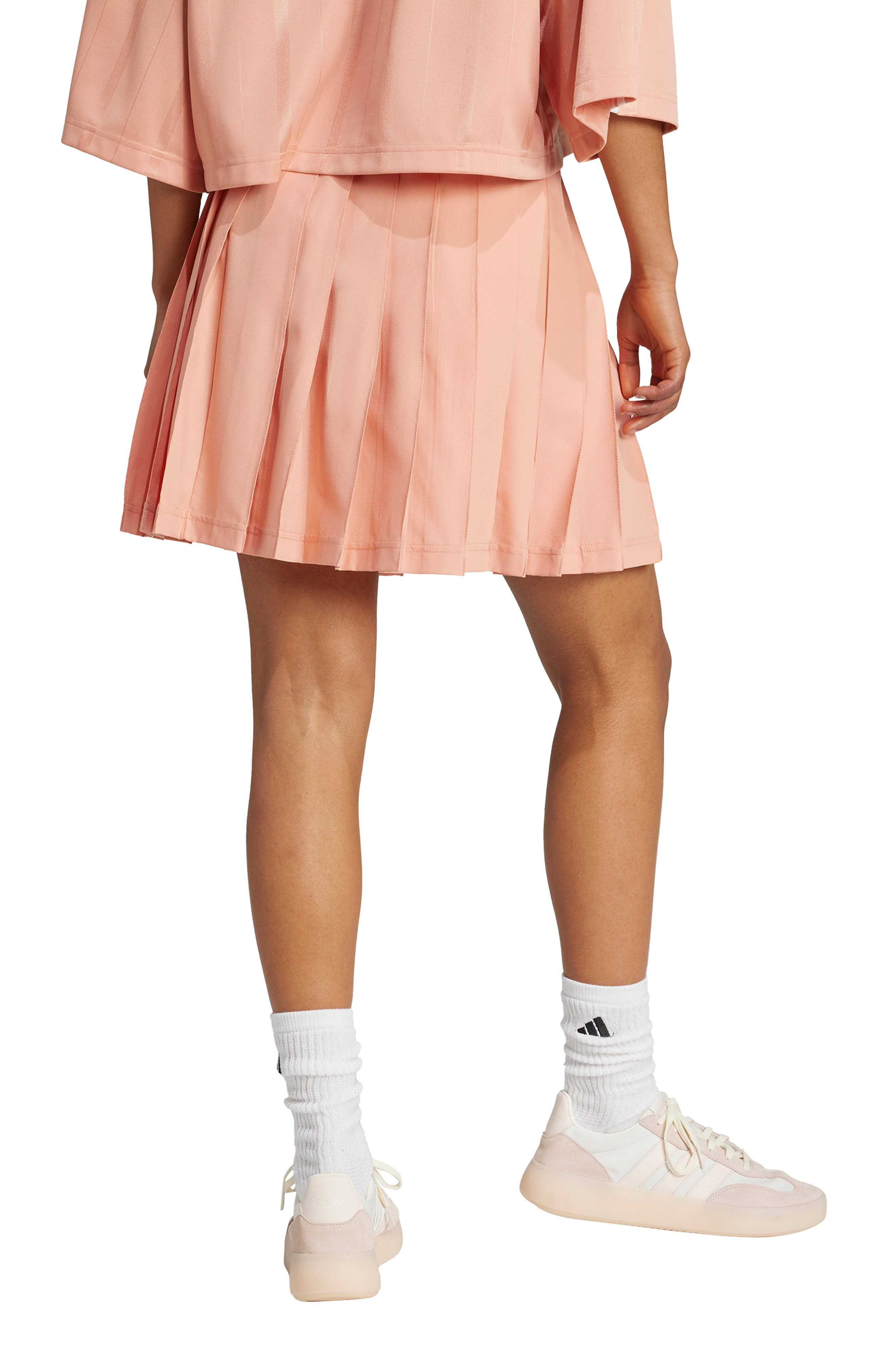 adidas Tiro Pleated Miniskirt in Ambient Blush at Nordstrom - 2