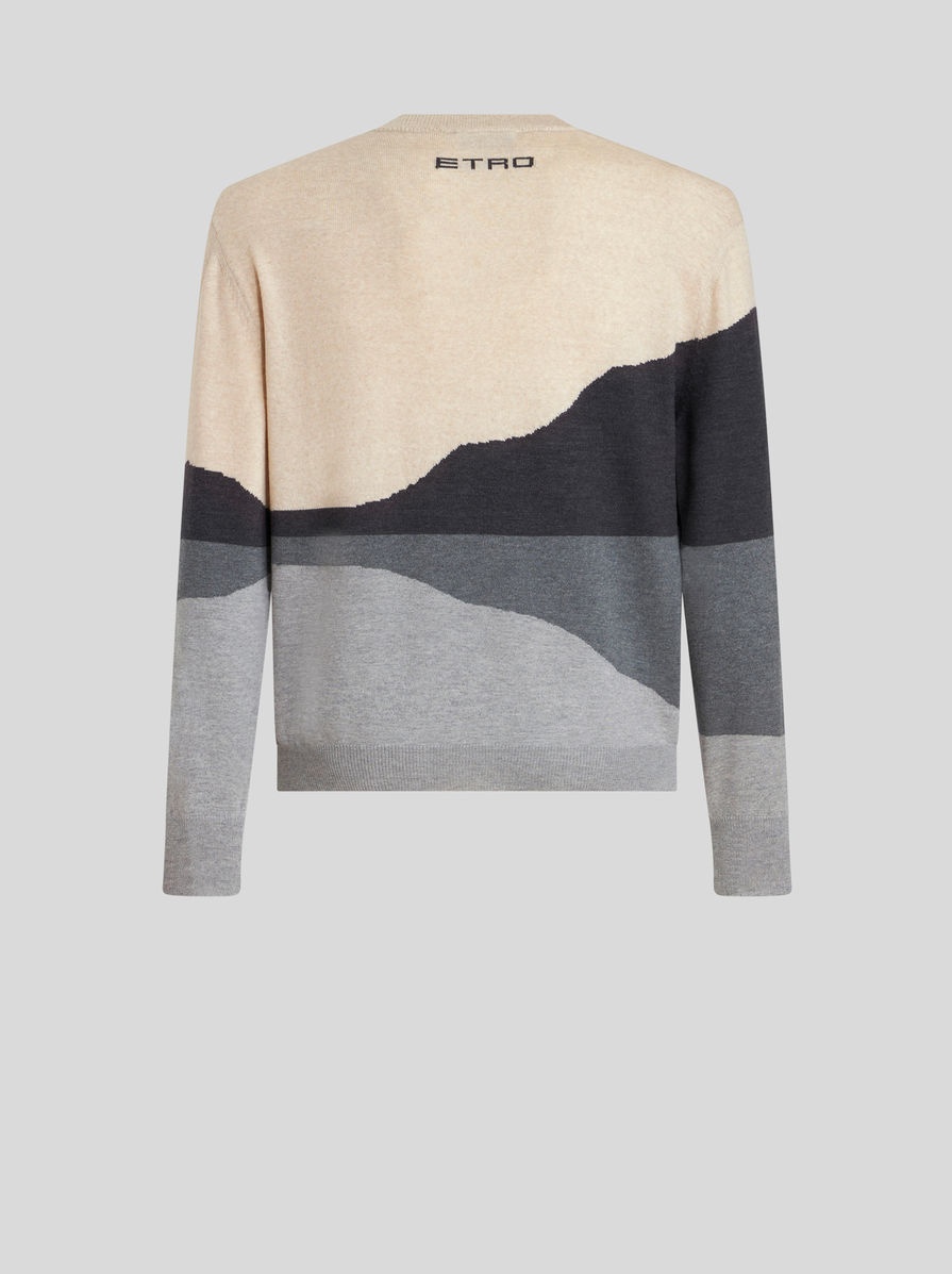 WOOL JACQUARD SWEATER - 5