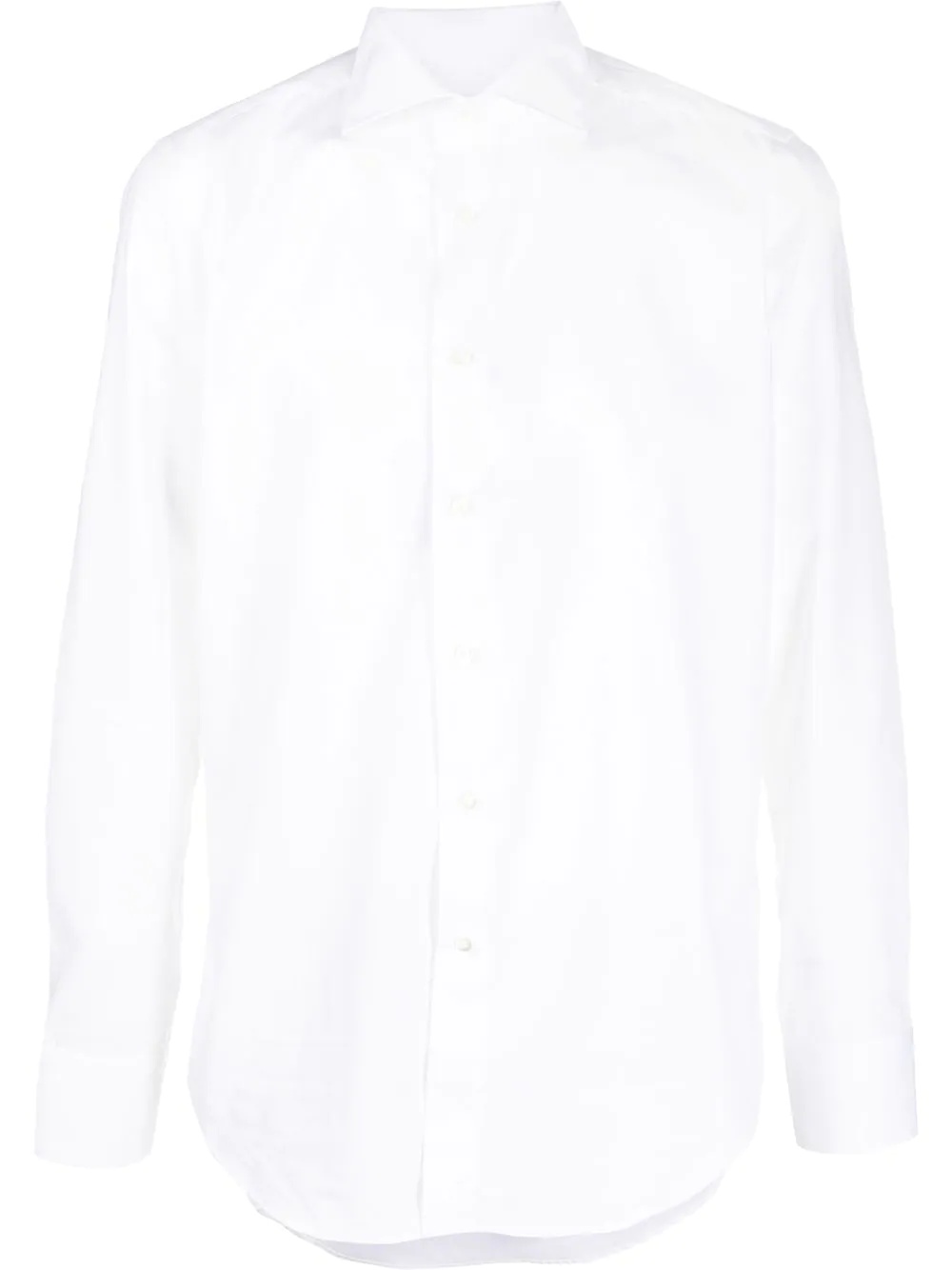 plain long-sleeve shirt - 1