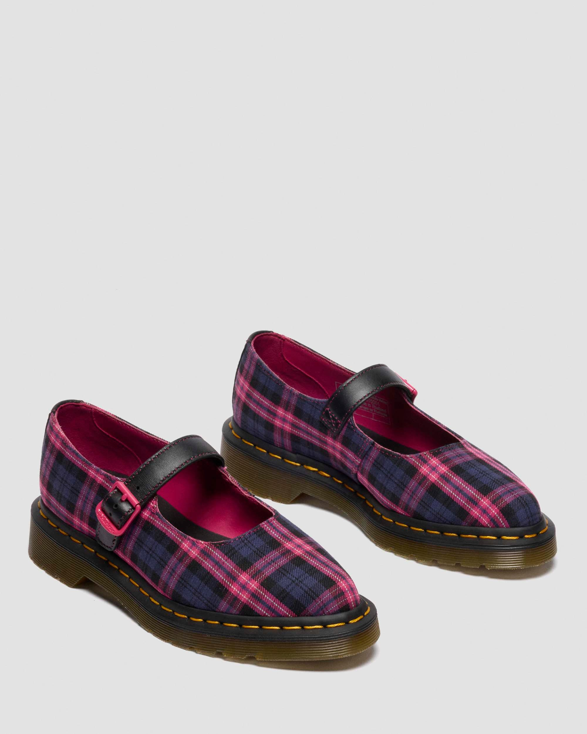 ELPHIE MJ TARTAN MARY JANE SHOES - 8