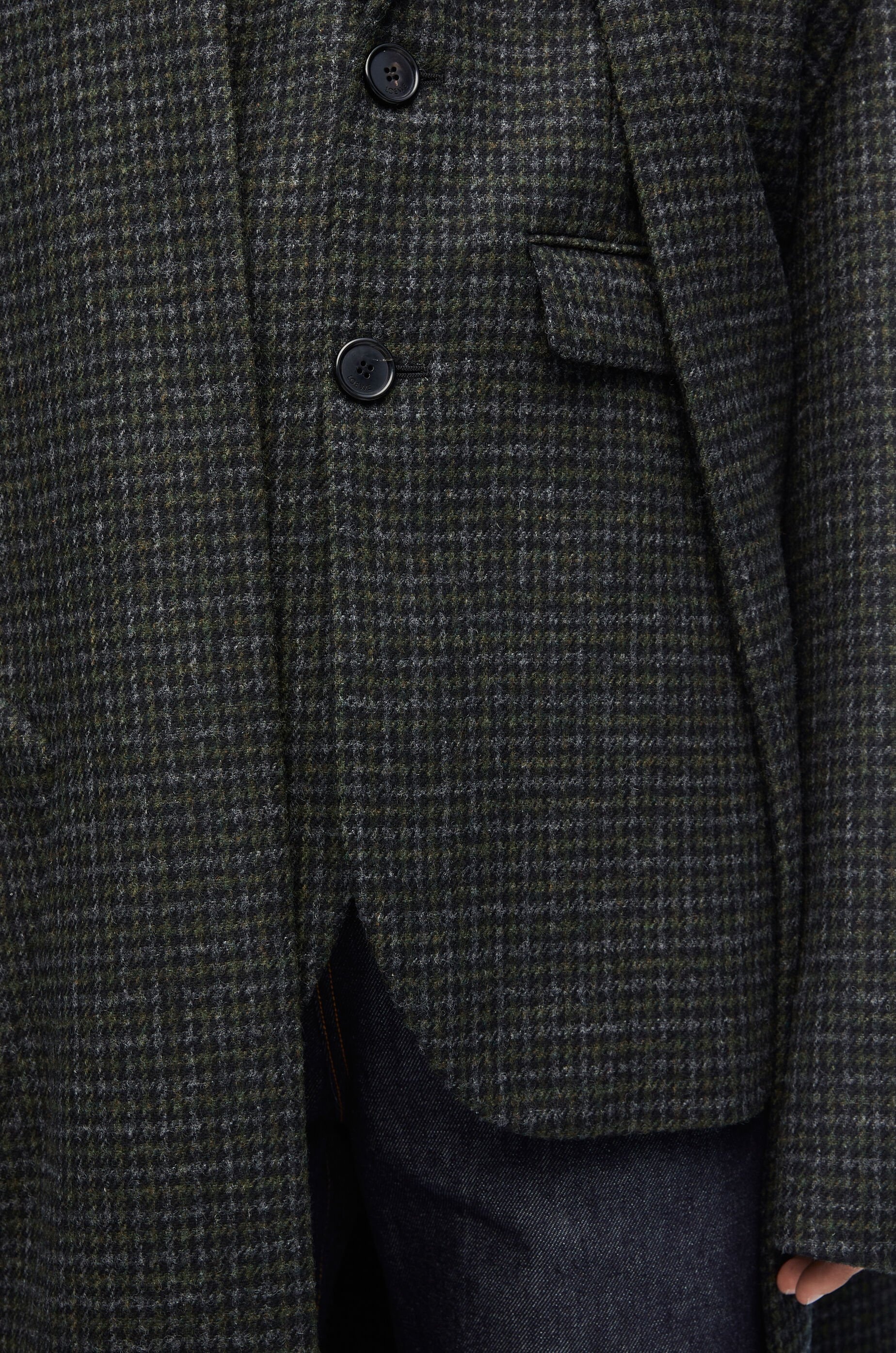 Double layer coat in wool - 5