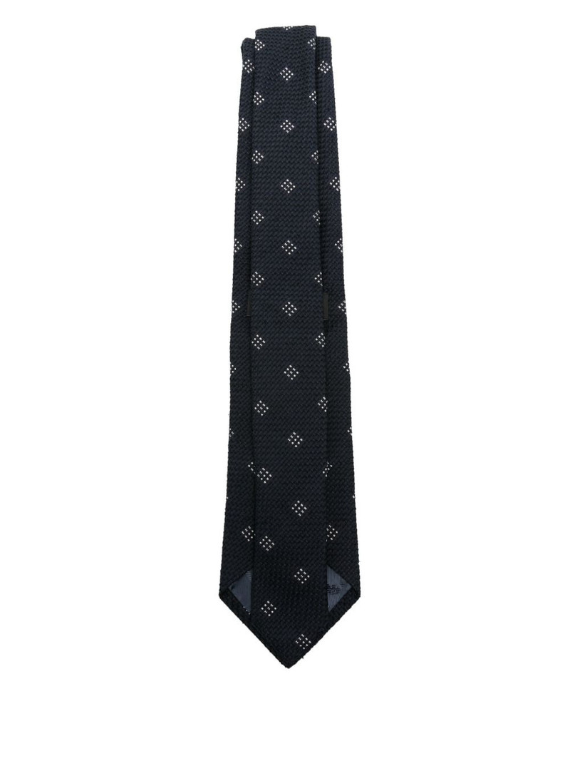EMPORIO ARMANI dotted silk tie outlook