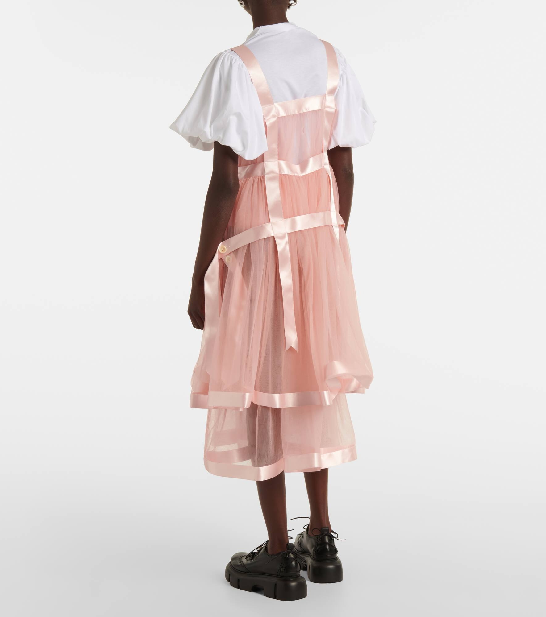 Tulle midi dress - 3