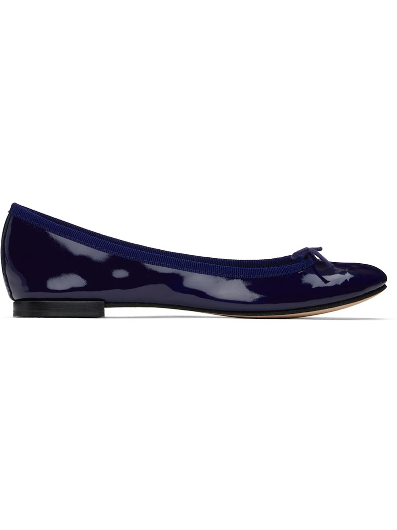 Navy Cendrillon Ballerina Flats - 1