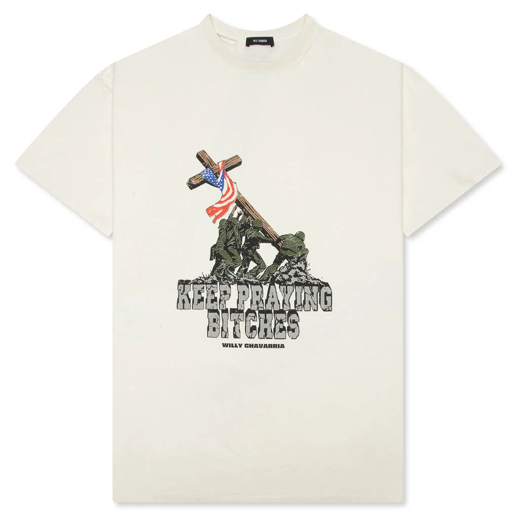 KEEP PRAYING BITCHES EASY TEE - MASA - 1