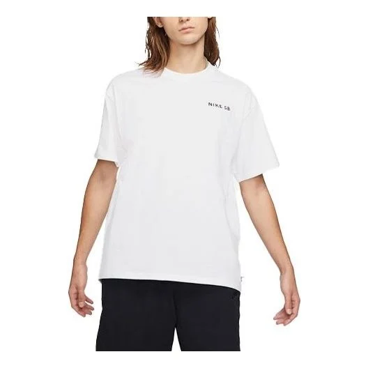 Nike SB Skateboard Knit Casual Short Sleeve White DD1305-100 - 1