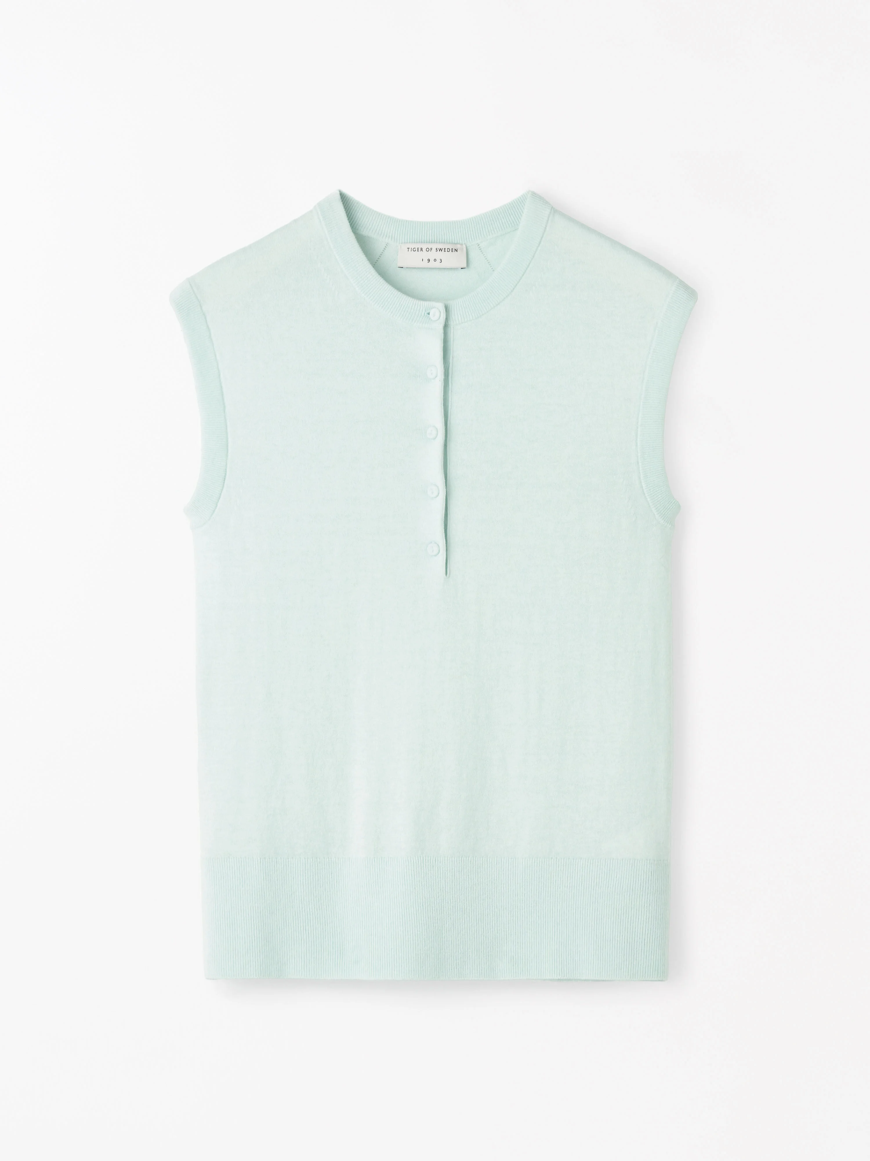 Freya Fine Knitted Vest - 1