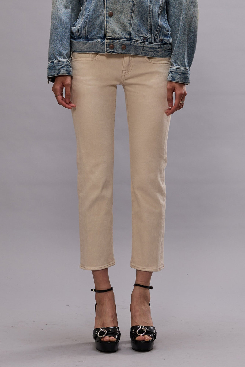 R13 BOY STRAIGHT - ECRU STRETCH outlook