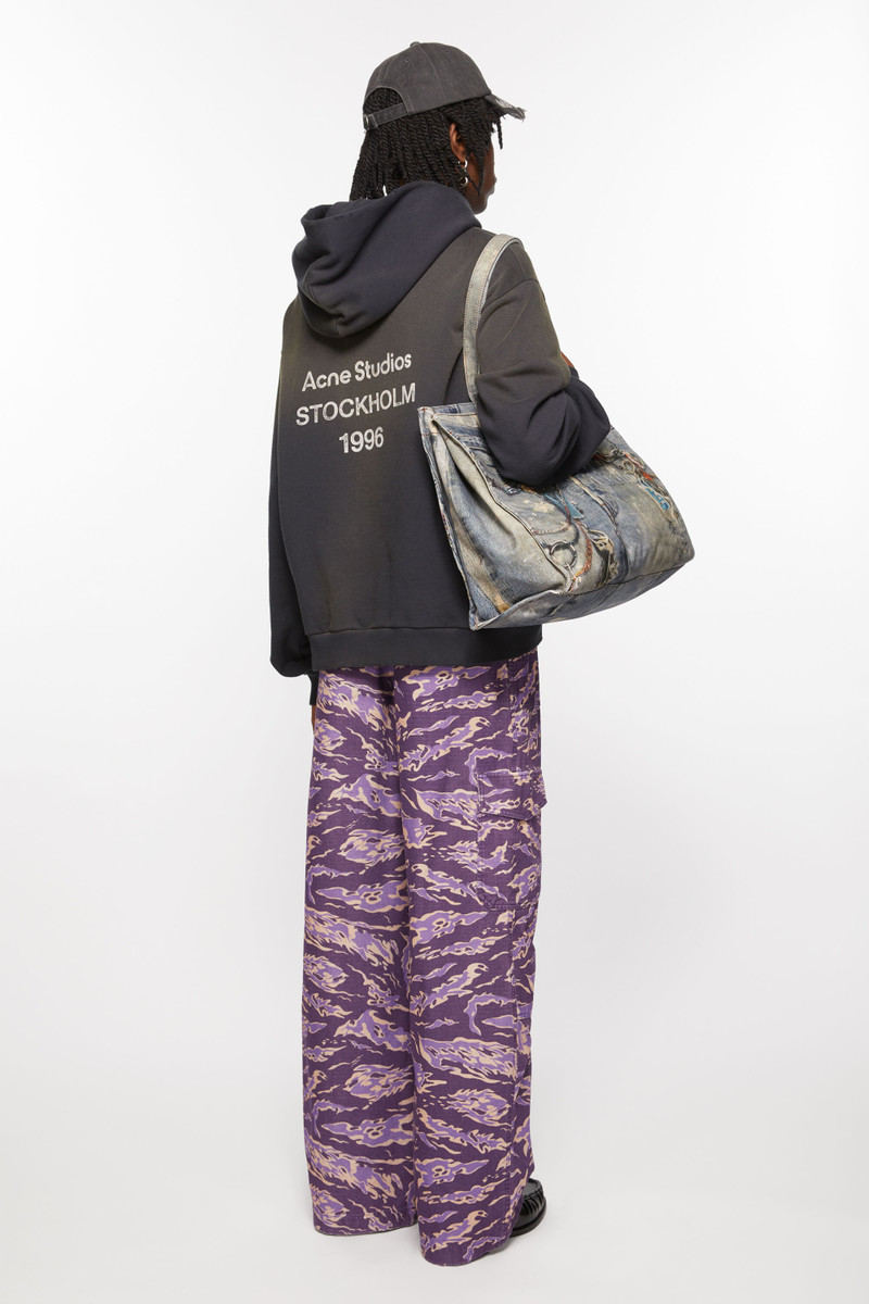 Cargo print trousers - Purple multi 3
