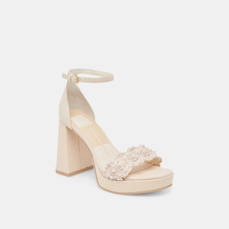 PELTIN PEARL HEELS VANILLA WOVEN RAFFIA 3