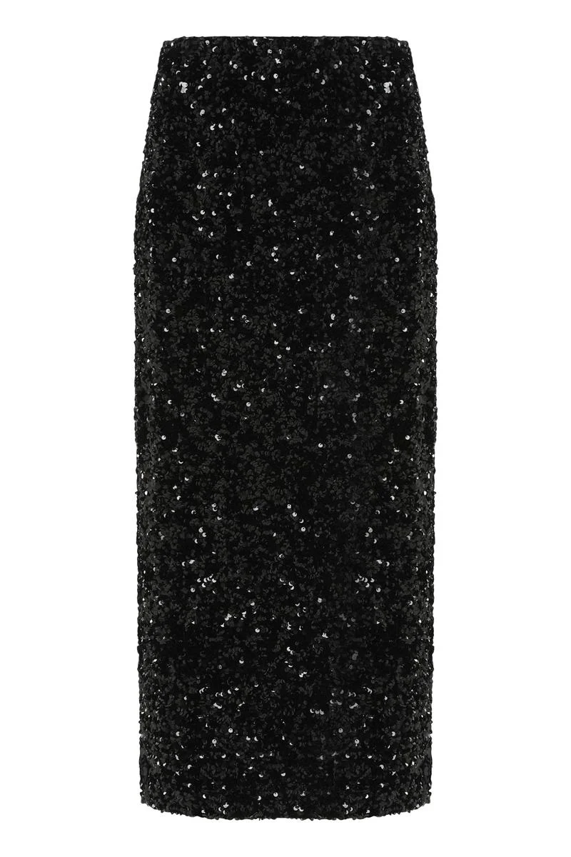 Vince Midi Skirt With Sequins - 1