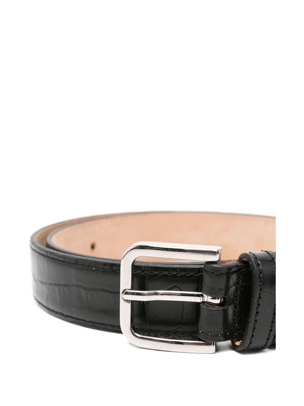 crocodile-leather belt - 3