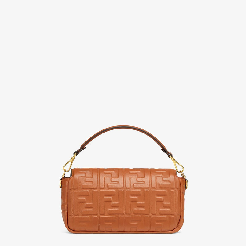 Brown nappa leather bag 4