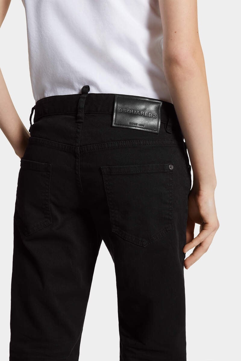 BLACK DYED JENNA JEANS - 5