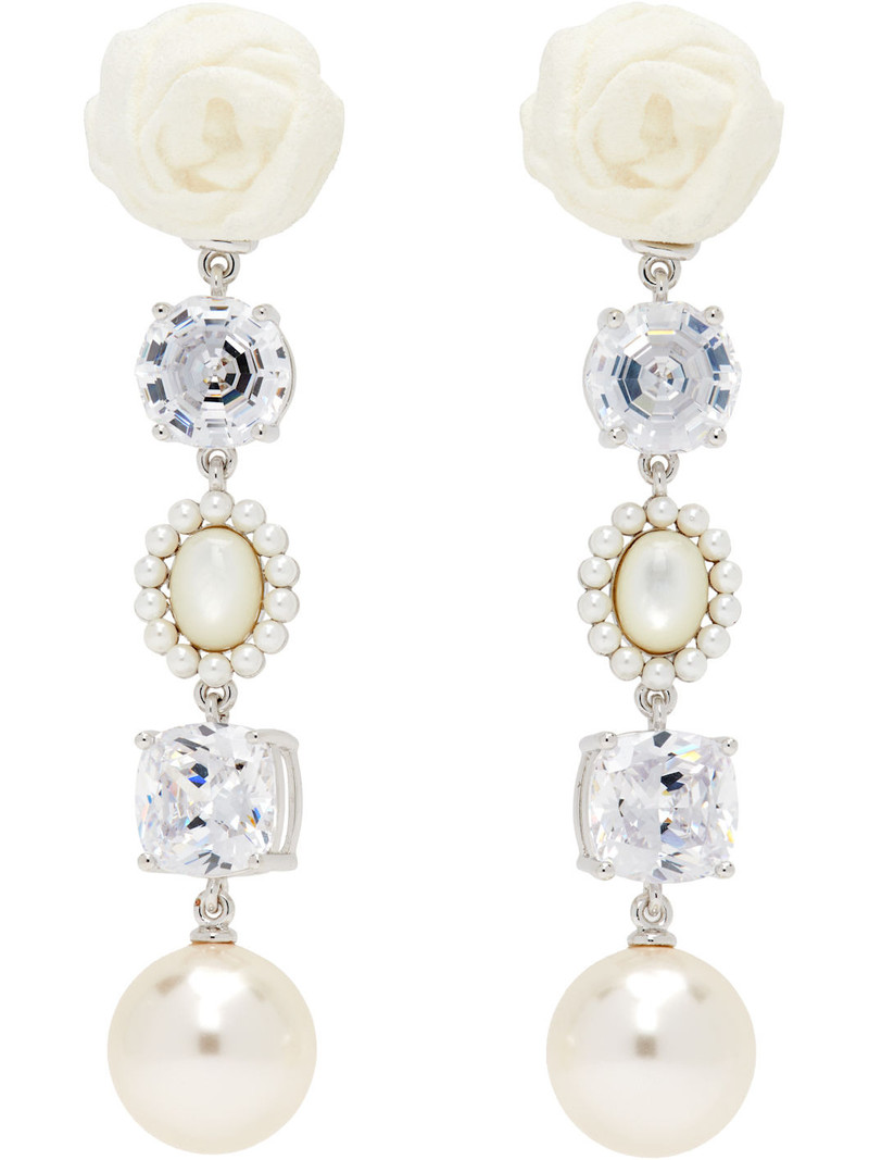 YVMIN Edition Paper Ball Gemstone Tassel Earrings 1