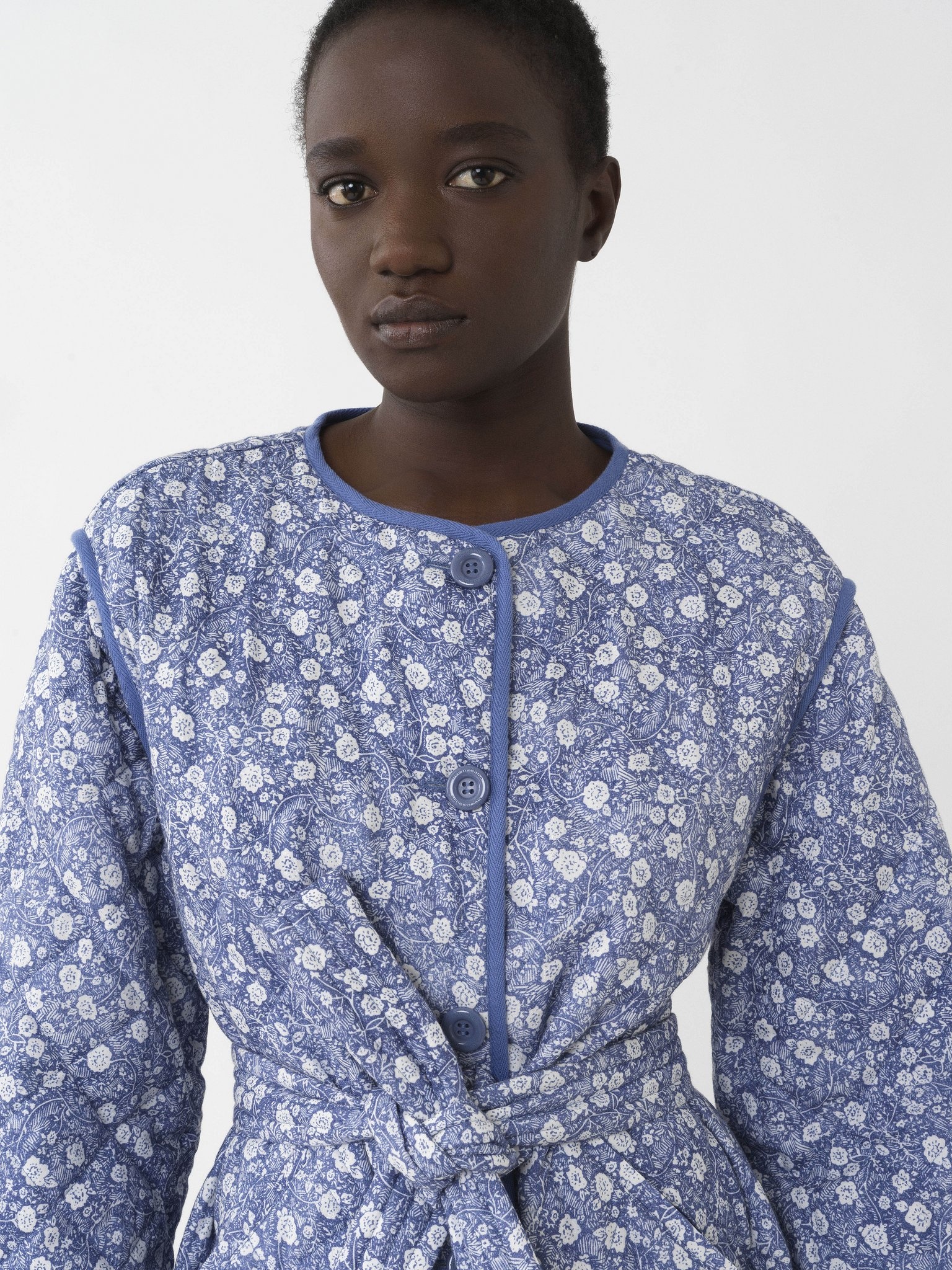 QUILTED PRINTED JACKET - 5