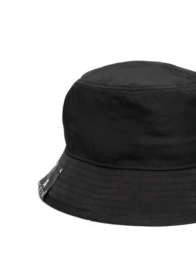 PHILIPP PLEIN logo-patch bucket hat outlook