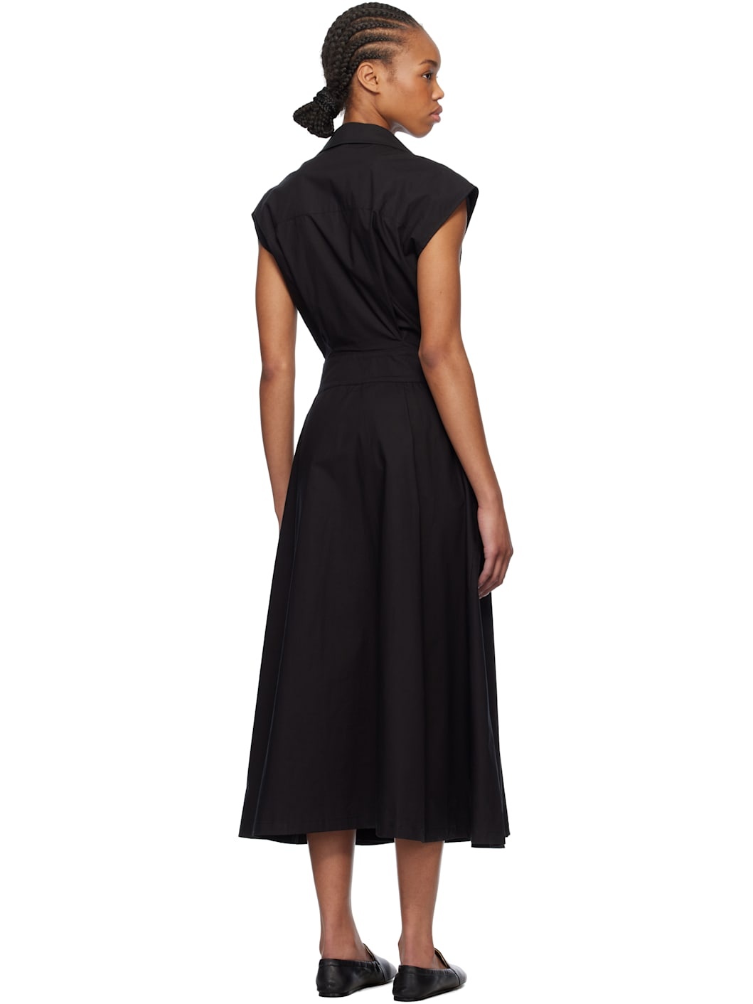 Black Athena Midi Dress - 3