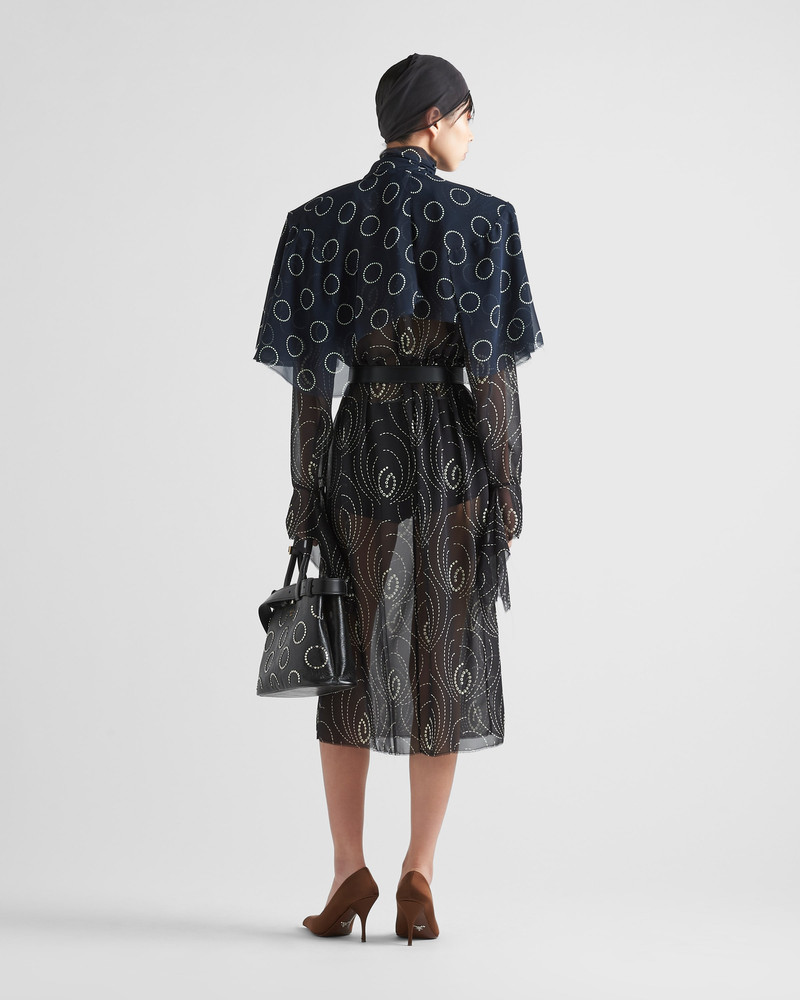 Printed georgette dress 5