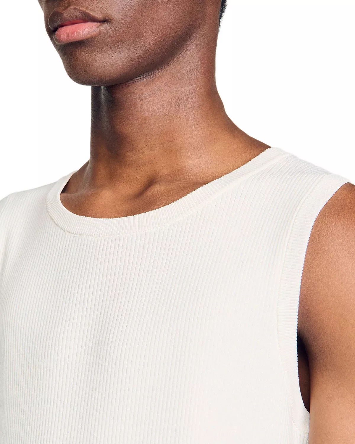 Rib Knit Vest Top - 4