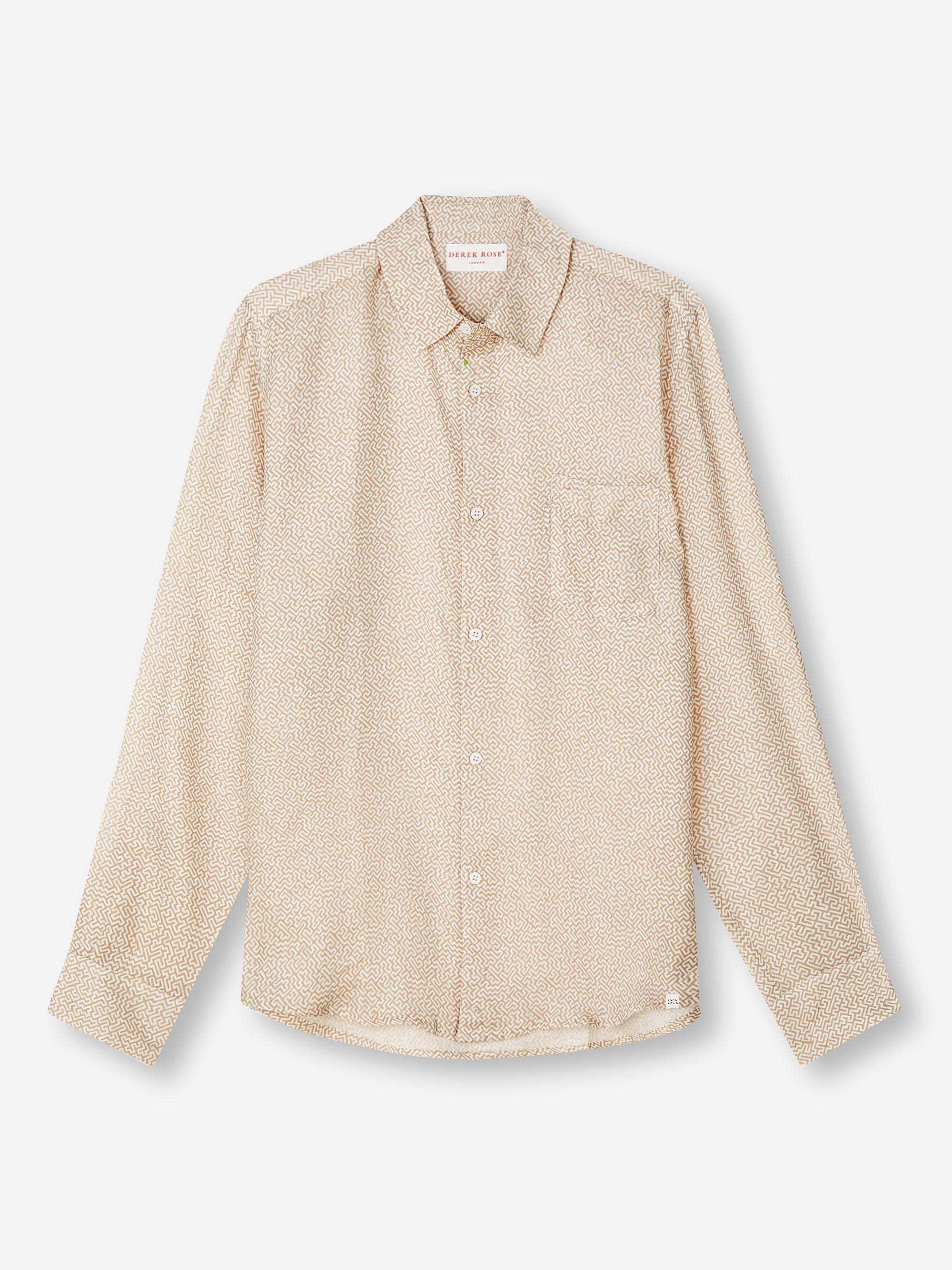 Men's Shirt Milan 24 Linen Sand - 2