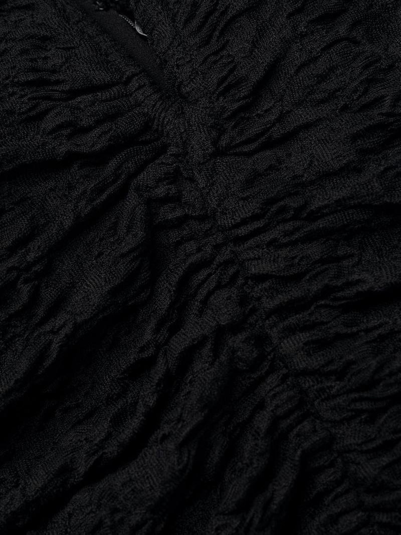 halterneck ruched dress 5