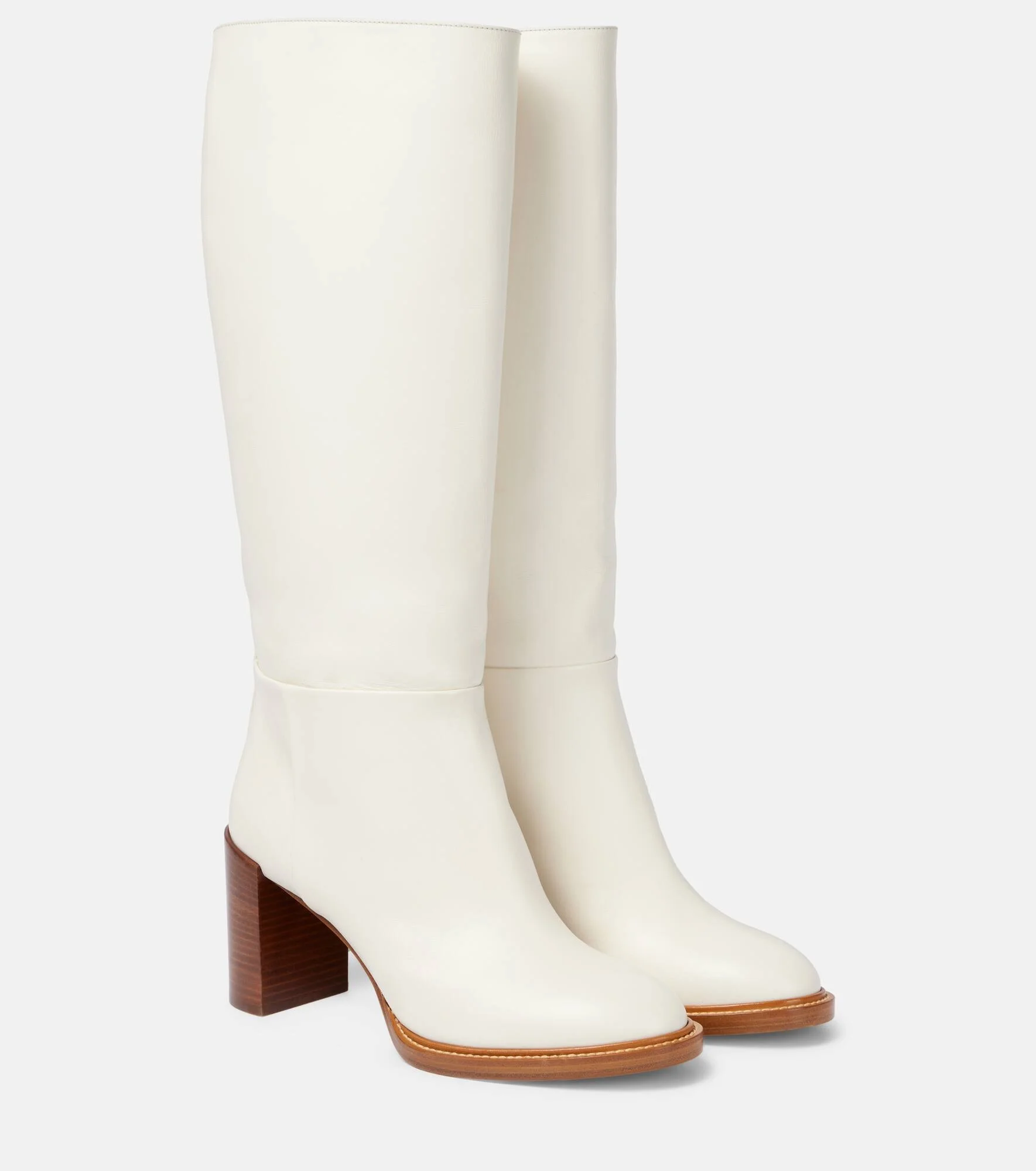 Bocca leather knee-high boots - 1