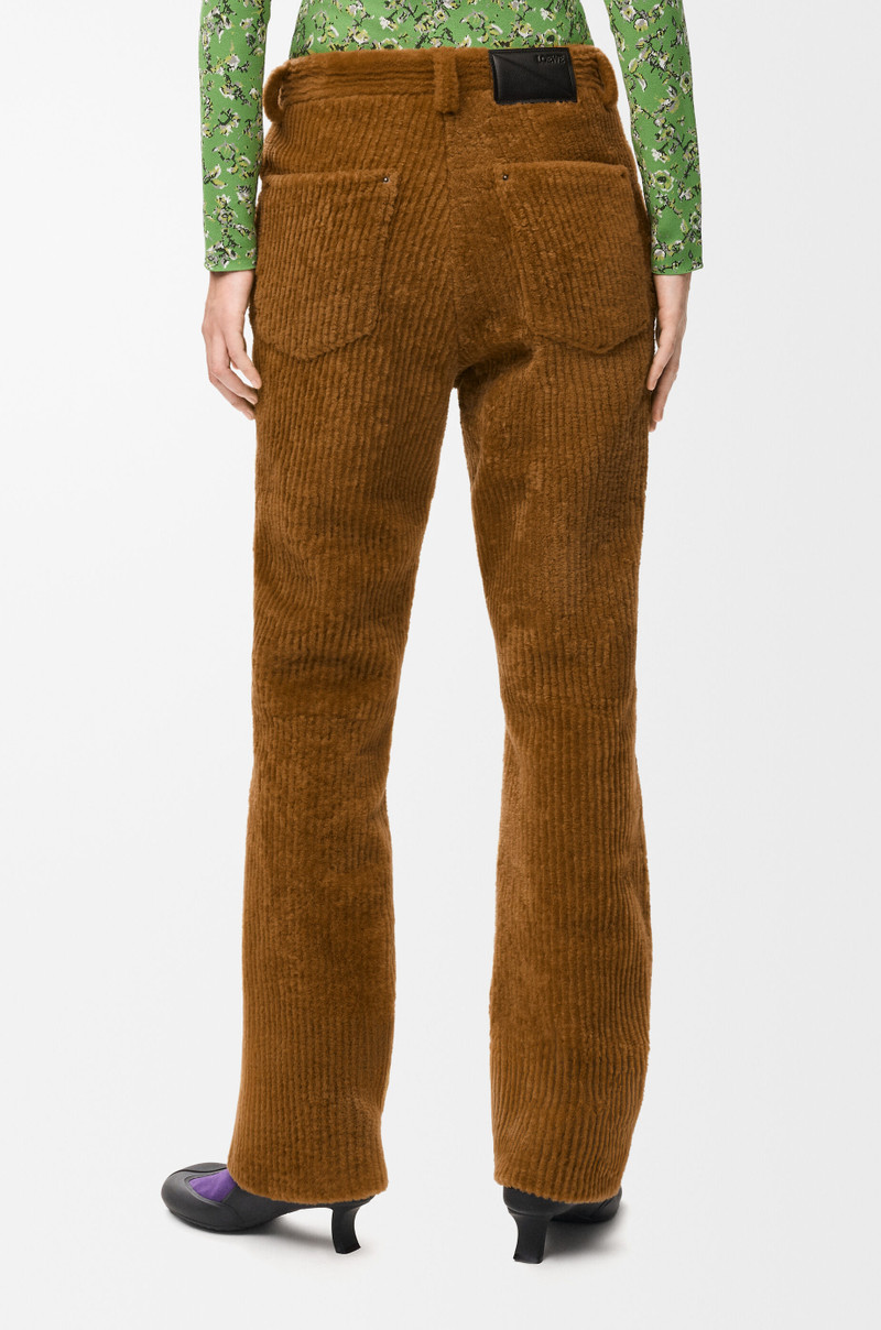 Trousers in shearling corduroy 4