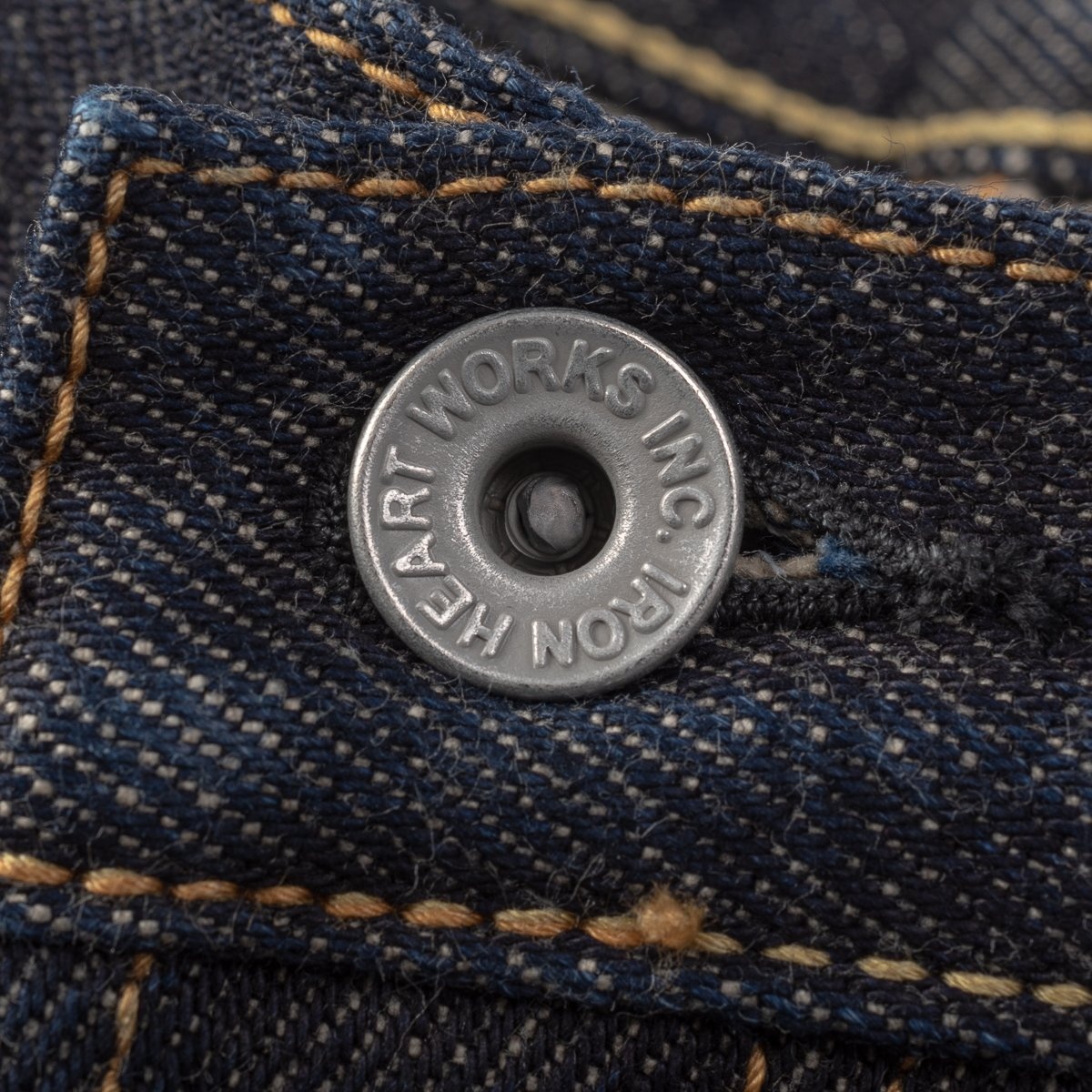 IH-777-SST 21oz Shinayaka Selvedge Denim Slim Tapered Cut Jeans - Indigo - 8