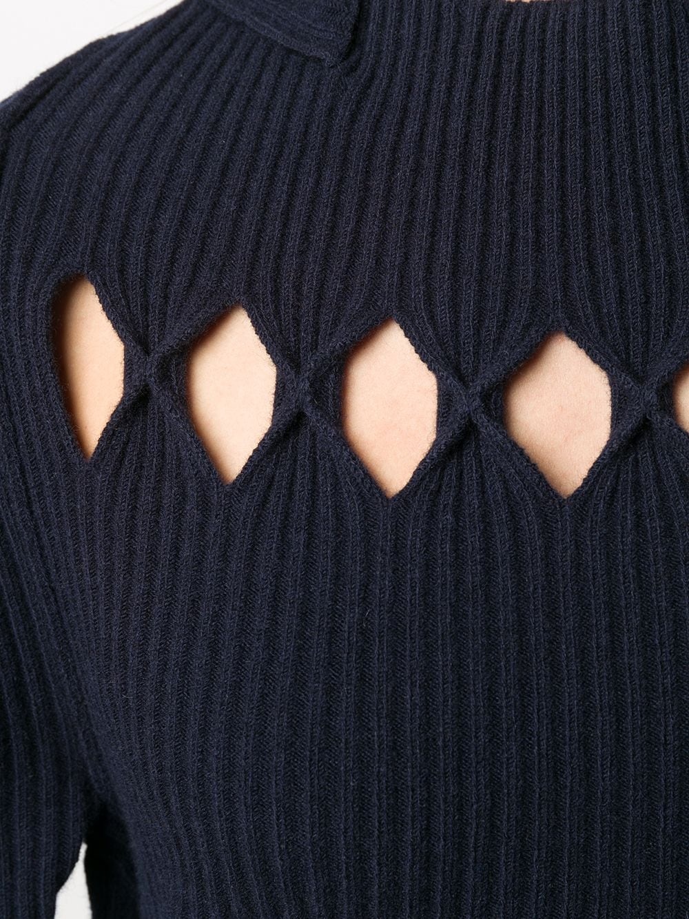 cut-out bishop sleeves jumper - 5