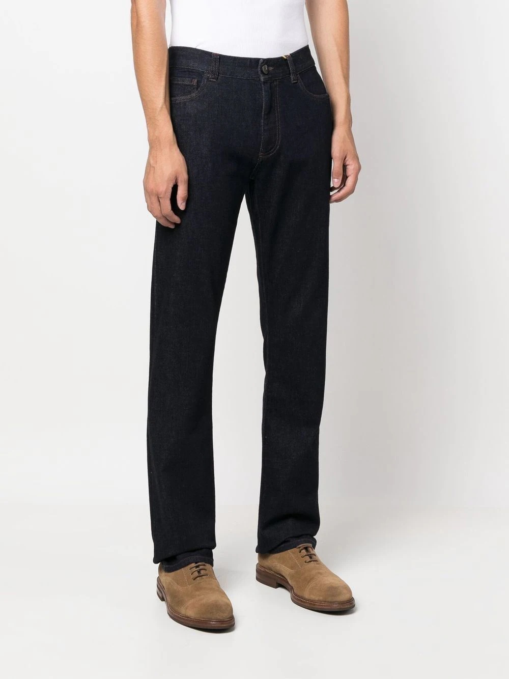 mid-rise bootcut denim jeans - 3