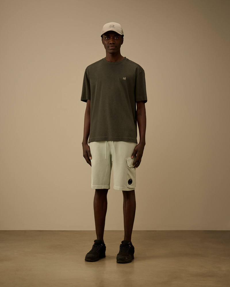 C.P. Company Cotton Diagonal Fleece Cargo Sweatshorts outlook