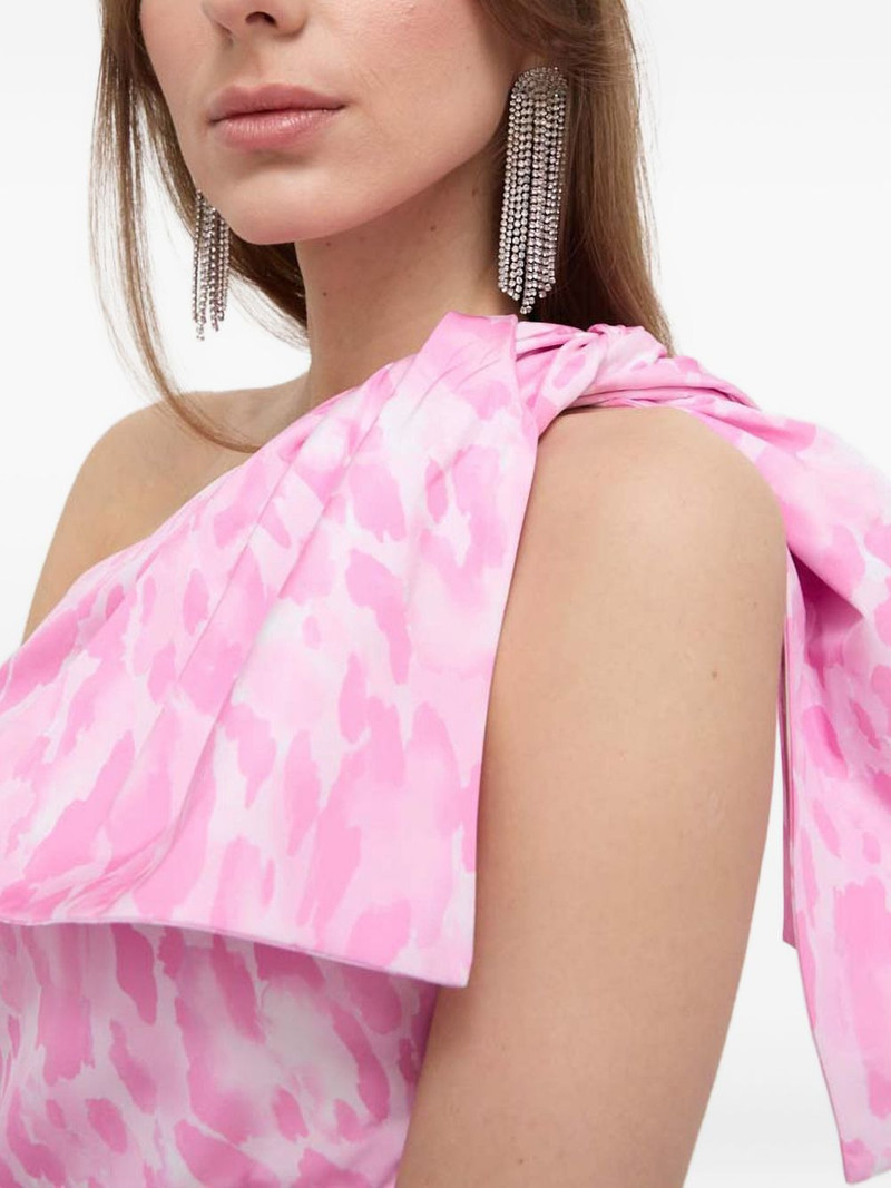 bow one-shoulder mini dress 4