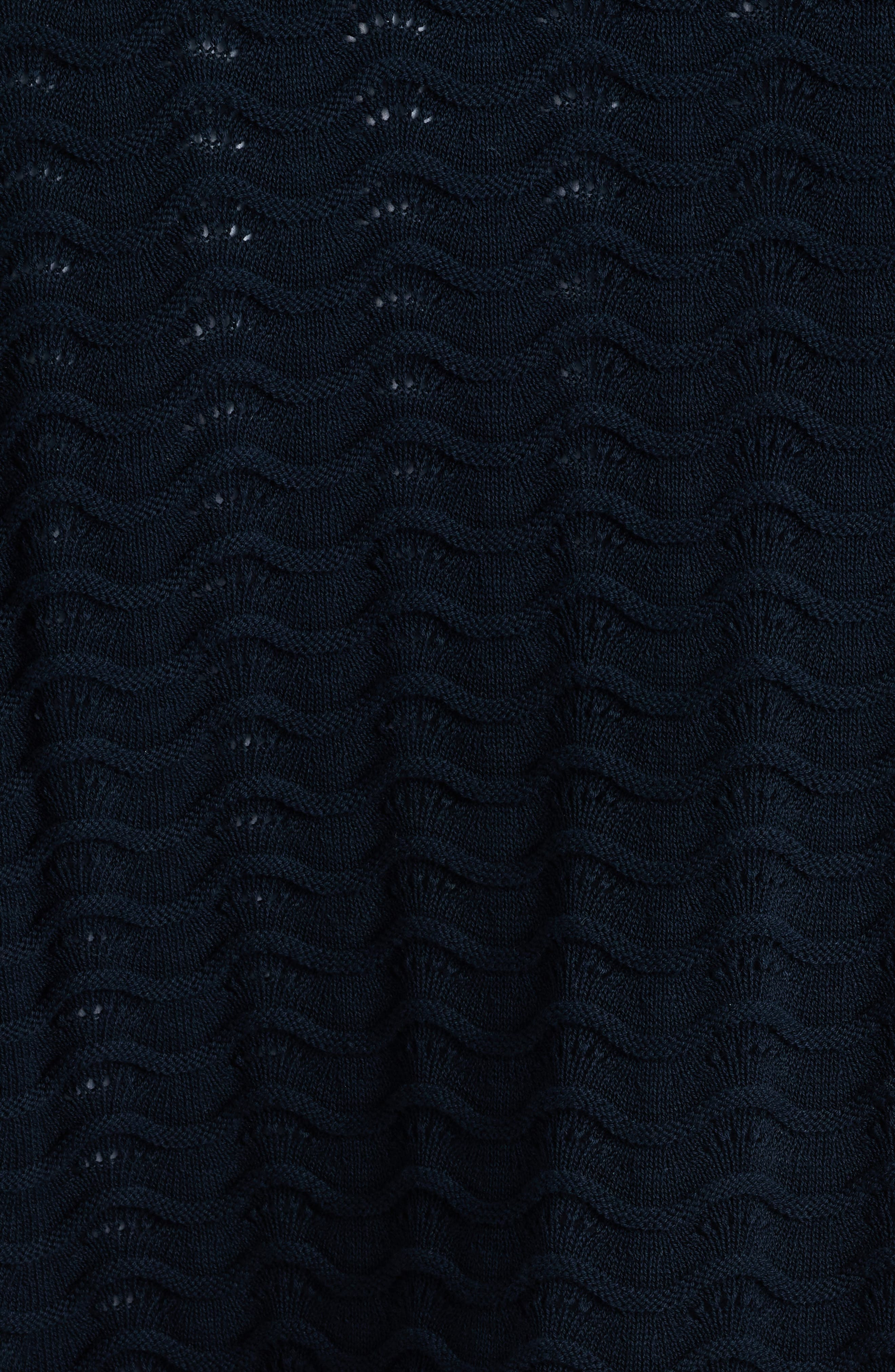 NN07 Gustav 6636 Full Zip Top in Navy Blue at Nordstrom - 5