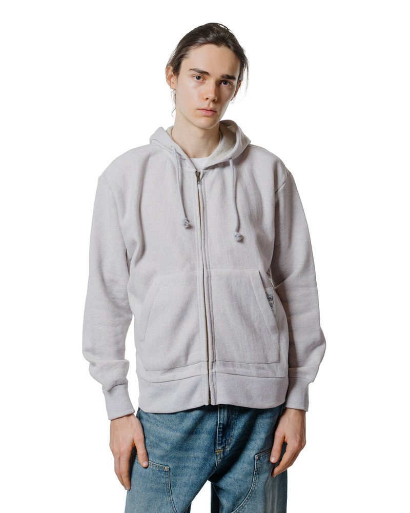 Stüssy Stüssy Brass Zip Knit Hood Ash Heather outlook